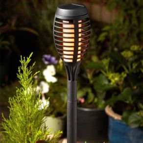 Party Flaming Torch - Black